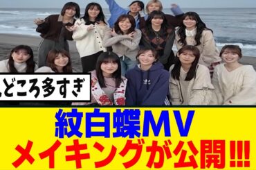 [櫻坂46] MV風「紋白蝶が確か飛んでた」の裏側が公開！！！