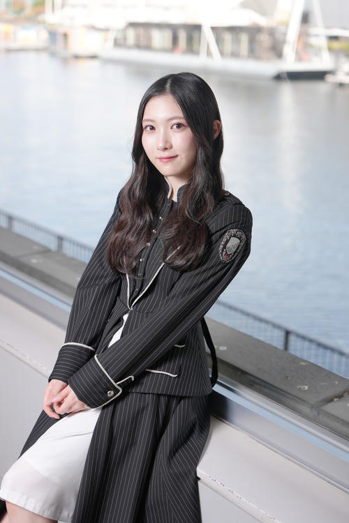 「BACKS LIVE！！」に向け意気込みを語った櫻坂46谷口愛季（撮影・足立雅史）