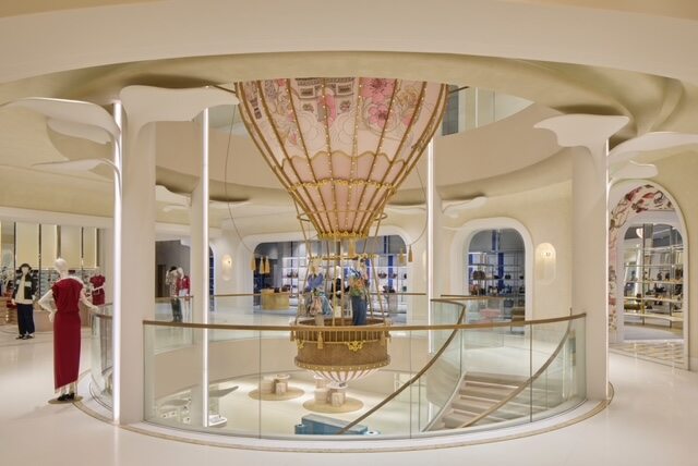 インドの百貨店の店内