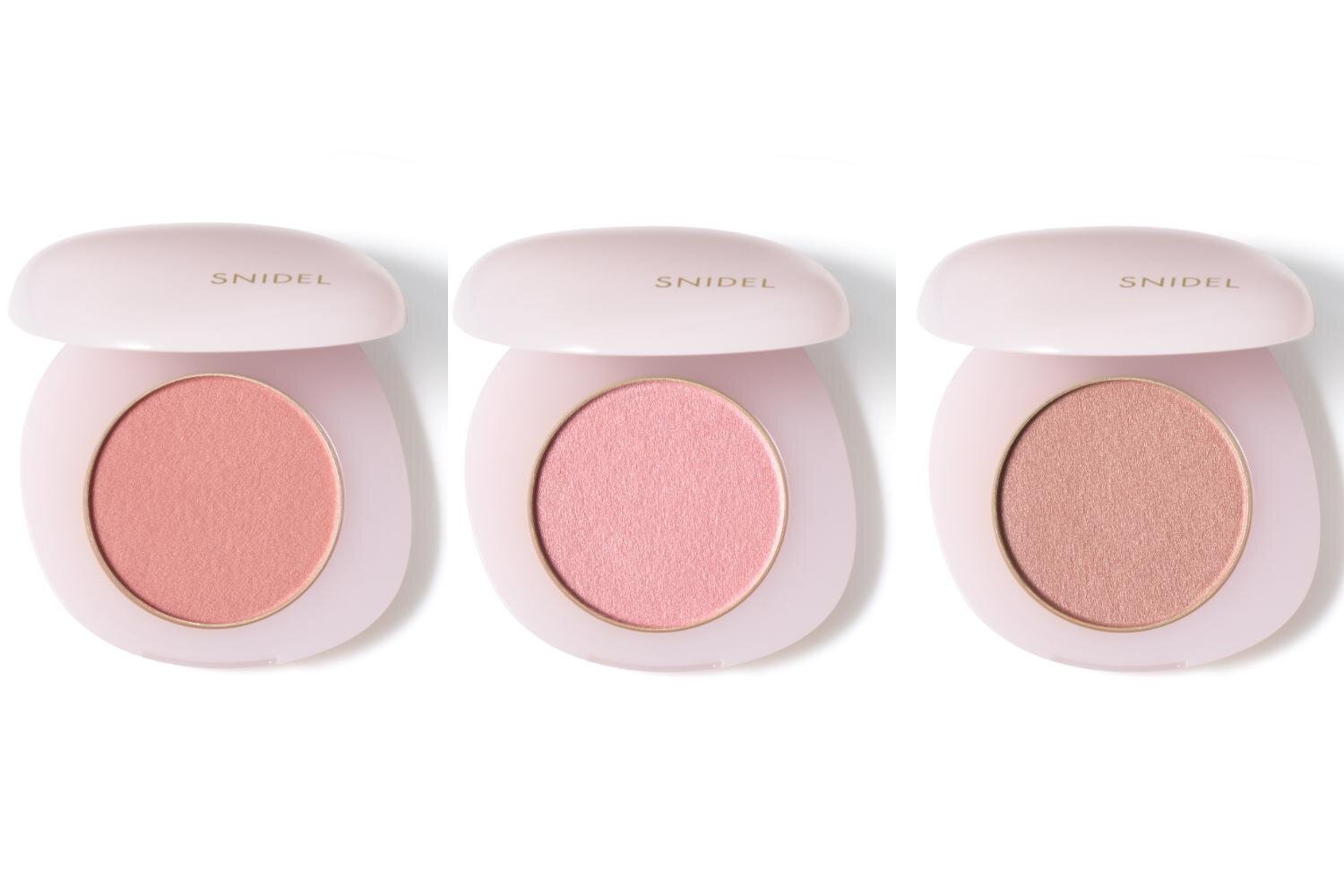 (左から)スナイデル ユーフォリック グロウ ブラッシュ 06,07,08 各3,300円＜新色＞