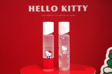 ハローキティ×『SKINCARE LOUNGE BY ORBIS』クリスマスイベントを開催！　限定ボトル、ドリンクに来店イベントも｜「マイナビウーマン」