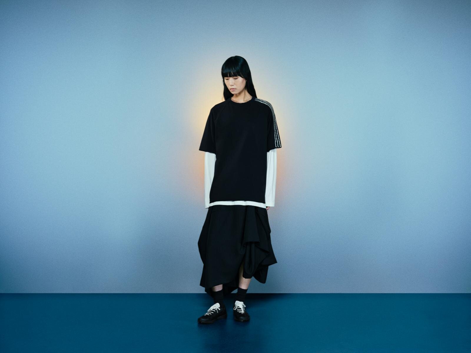 Y-3 ローエッジ スリーストライプス ショート スリーブ TEE 23,100円