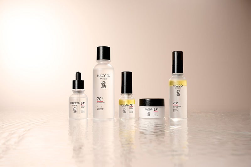 発酵スキンケアブランド「HACCO.PANDA（ハッコウパンダ）」の製品ラインナップ