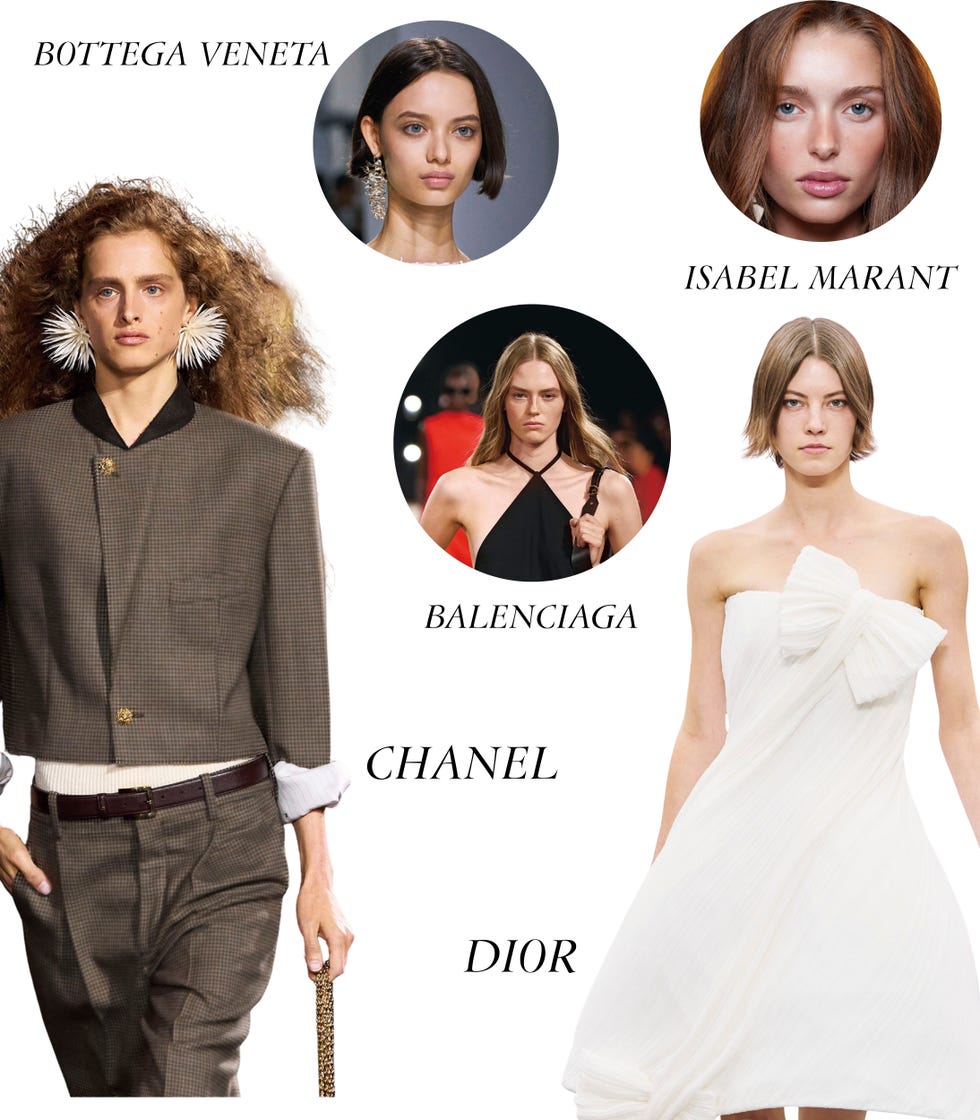 fashion showcase with models representing various designer labels