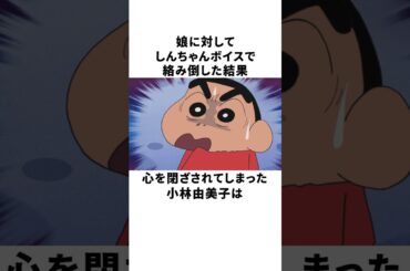 2代目の苦悩…しんちゃんを継いだ小林由美子の雑学 #声優 #小林由美子 #クレヨンしんちゃん