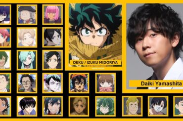 My Hero Academia Japanese Voice Actors and their Characters #myheroacademia #anime #voiceactors