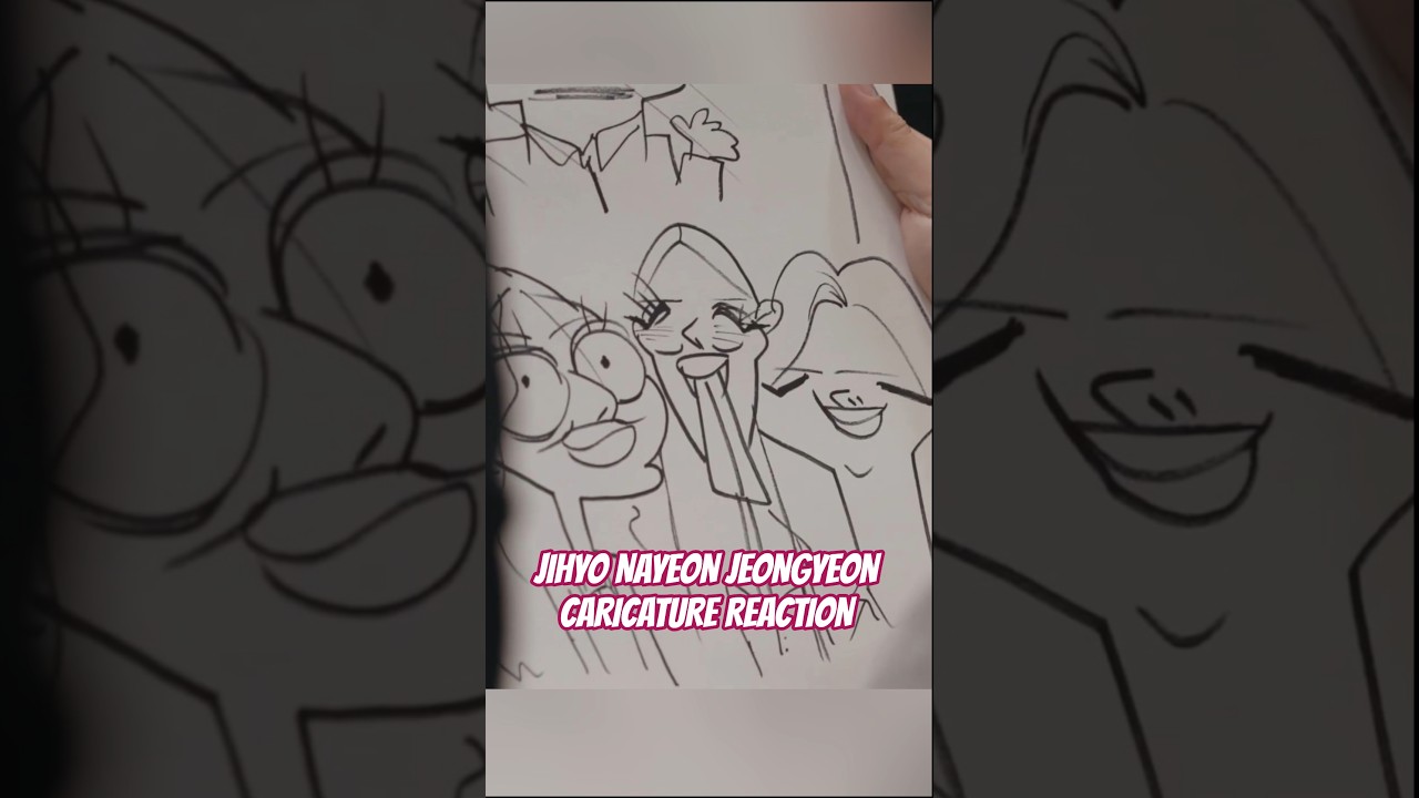 TWICE NAYEON JEONGYEON JIHYO CARICATURE REACTION #caricature #트와이스 #twice #kpop TWICE NAYEON JEONGYEON JIHYO CARICATURE REACTION #caricature #트와이스 #twice #kpop