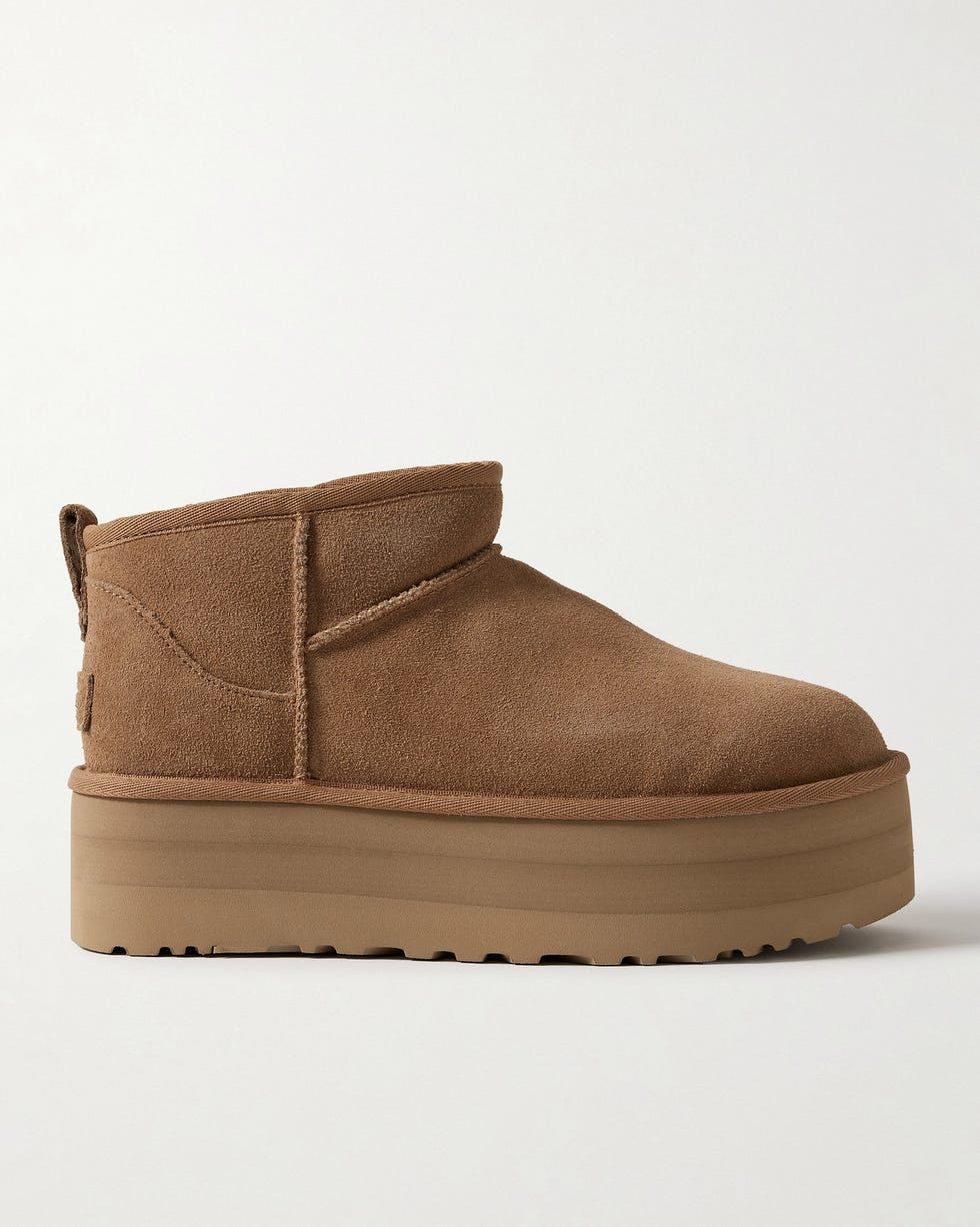 Classic ultra mini platform shearling boots