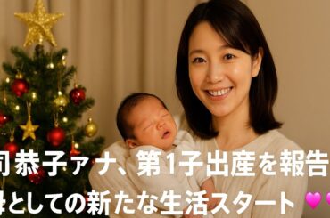 👶🎄✨ 郡司恭子アナ、第1子出産を報告！母としての新たな生活スタート 🎉💖
