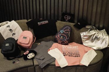 マイメロディ×BLACKPINK、ピンクメイク＆リボン姿のマスコットやTシャツ - ファッションプレス