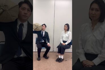 小川彩佳アナにインタビューを受ける小泉進次郎。