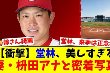 【広島ファンの反応】堂林翔太、妻・枡田絵理奈アナ40歳誕生日の家族写真公開！「生真面目さが伺える」「嫁ネタしかない」ファンから厳しい叱咤と温かい声が錯綜【プロ野球ファンの反応】