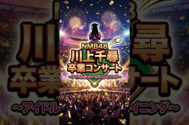 【NMB48】川上千尋 卒業コンサート〜アイドルちっひーのラストイニング〜【コンサート】 #NMB48 #shorts #コンサート #アイドル #川上千尋