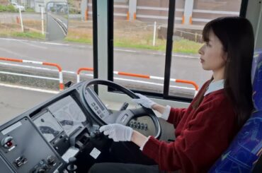 バスを運転したよ