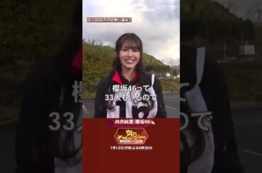 向井純葉 炎のチャレンジャー 10回ゲームみたいないとちゃん♩櫻坂46