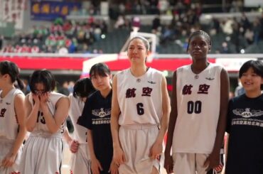 【高校バスケ】最大19点差を追いつくも劇的スリーで敗れる。創部2年目で2回目の出場を果たした日本航空北海道。｜SoftBank ウインターカップ2024