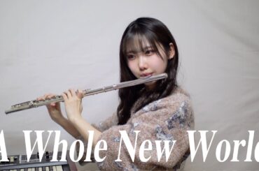 【フルート】ア・ホール・ニュー・ワールド / A Whole New World『アラジン』より【ディズニー】 #生演奏 #music