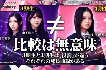 【浅井恋乃未】松田里奈の後継者は彼女しかいない…4期生を支える『言葉の力』と「遅咲き」の戦略【徹底考察】