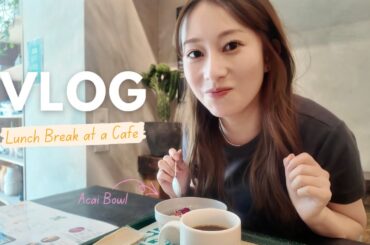 カフェVLOG🎥仕事の合間に話題のスイーツを堪能😋
