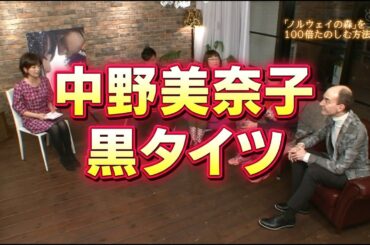 中野美奈子 黒タイツ