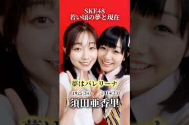 【SKE48】若い頃の夢と現在