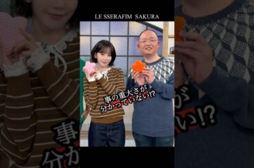 編み物研究家の先生にすら認められたサクラ【LE SSERAFIM】 #lesserafim #ルセラフィム #宮脇咲良