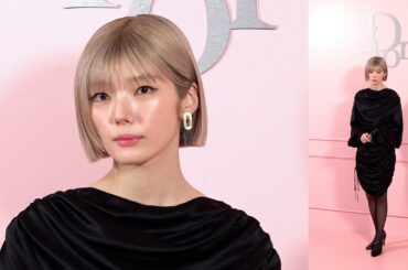 櫻坂46・藤吉夏鈴、洗練されたブラックコーデでディオール来場　夢中になっていることを明かす 『「ディオールアディクトキャンディショップ」プレビュー』