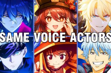 Genshin Impact All Characters Japanese Dub Voice Actors Seiyuu Same Anime Characters
