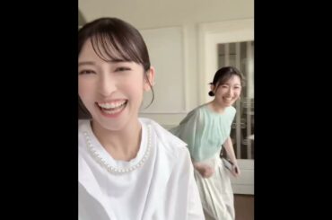 【山岸愛梨】動画のさーやんがパワフルすぎて一緒に撮影していて元気もらいました。笑