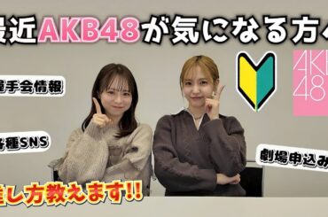 【AKB48】初心者さん必見！推し方徹底解説