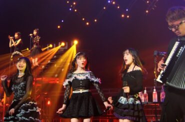 つばきファクトリー バンドライブ「春恋歌」小野田紗栞・河西結心・石井泉羽（コーラス：小野瑞歩・八木栞）