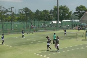 2023年IH ソフトテニス女子 2回戦 小林麻央・佐野未歩富士見・静岡 x 堀早弥夏・下田雪乃和歌山信愛・和歌山 12コート