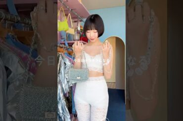 キラキラコーデが想像以上にキラキラ😂wwww #shorts