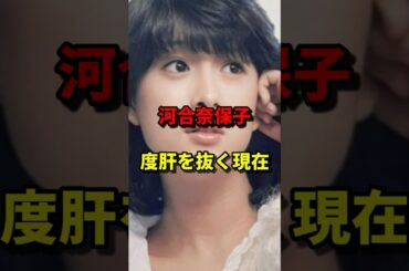 河合奈保子 度肝を抜く現在 #芸能人 #昭和 #アイドル #河合奈保子 #現在