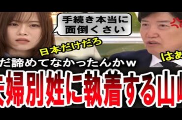 【しつこい山崎怜奈ｗ】選択的夫婦別姓制をまだ諦めていなかった元乃木坂の山崎怜奈に国民民主党の足立康史もあきれ顔【手軽に国会中継】