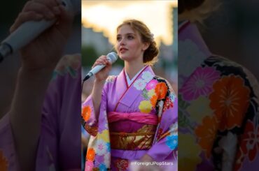 🖤ロシア人女性が着物で魅せる🎤藤圭子「女のブルース」｜🖤 A Russian Woman in Kimono Performs “Woman’s Blues” by Keiko Fuji  #演歌