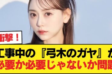 工事中の『弓木のガヤ』が必要か必要じゃないか問題【乃木坂46】
