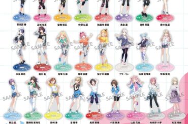 「シャインポスト Be Your アイドル！」グッズ3種の予約受付がスタート！アクスタ、インスタントフォト風ステッカー、ブロマイドがラインナップの画像