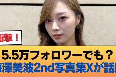 梅澤美波2nd写真集のX垢、フォロワー5.5万でひっそりヤバい #乃木坂46 #乃木坂46のスター