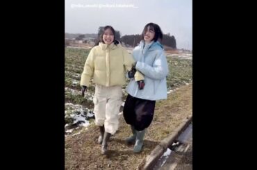 金村美玖 髙橋未来虹 はしゃぐおみくちゃん♪青空レストラン 日向坂46