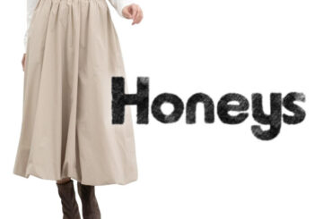 気になる体型 → おしゃれにカバー！【ハニーズ】ウエストも楽ちん♡「ふんわりスカート」