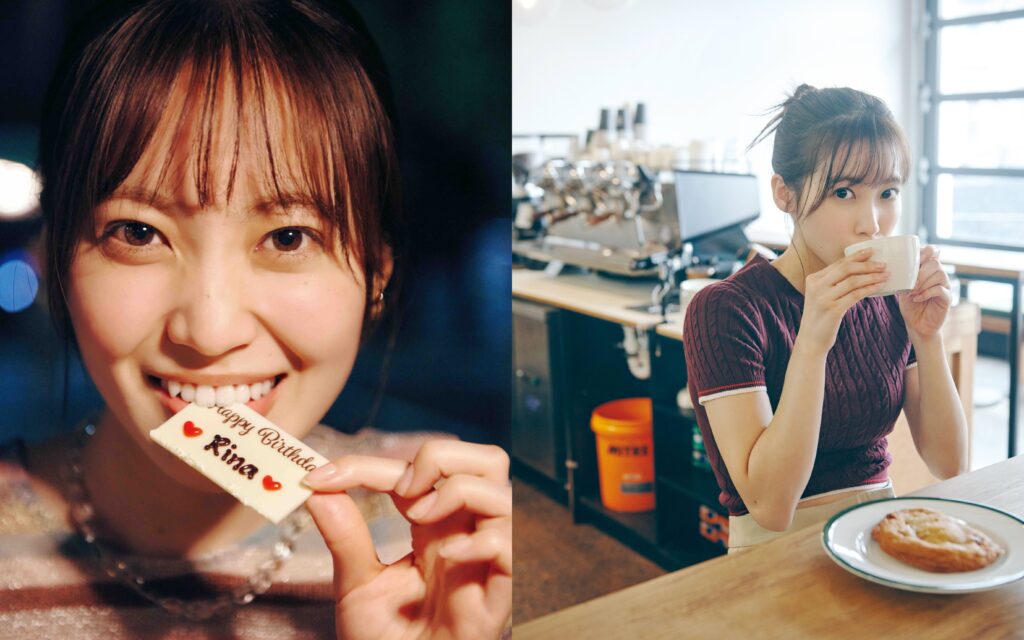 櫻坂46 松田里奈、誕生日プレートをかじる 26歳の誕生日に撮影された1st写真集先行カットが公開|Real Sound|リアルサウンド ブック 櫻坂46 松田里奈、誕生日カットが公開
