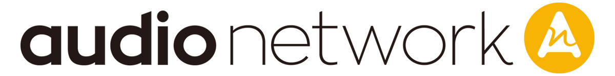 Audio Networkのロゴ。ライブラリー検索は英語や日本語はもちろん、さまざまな言語に対応する