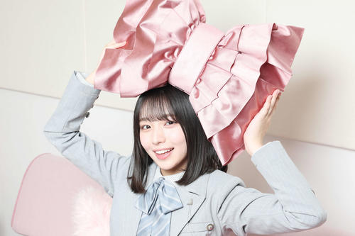 日向坂46の16枚目シングル「クリフハンガー」で初センターを務める大野愛実（撮影・宮地輝）
