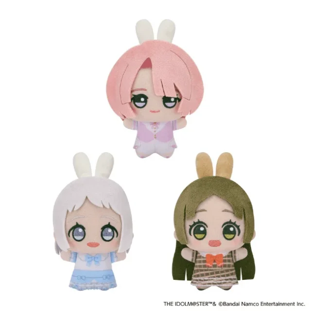 学園アイドルマスター ちびぐるみvol.2の3種類のぬいぐるみ