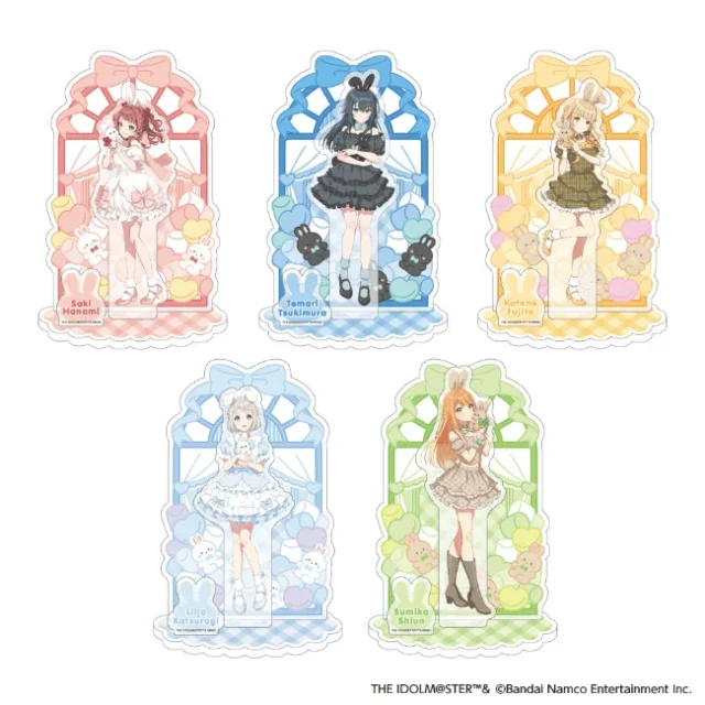 学園アイドルマスター ジオラマアクリルフィギュアvol.1の5種類のデザイン