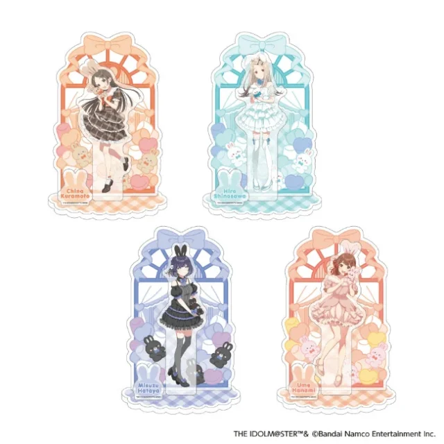 学園アイドルマスター ジオラマアクリルフィギュアvol.2の4種類のデザイン