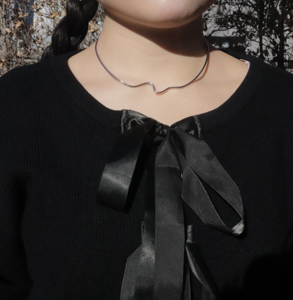 「m_r tokyo」がジュエリー分野へ初進出：ネックカフ【ただよう想いのネックカフ】②