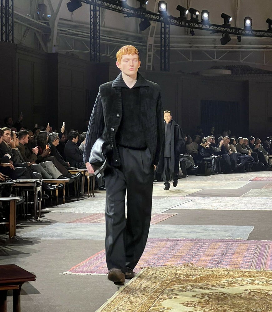 ゼニアのモノクロームレイヤード