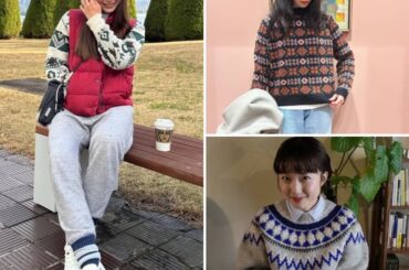 冬コーデの主役は“柄ニット”！おしゃれな着こなしは？【FUDGE FRIEND 1週間コーディネート】 | FUDGE FRIEND | ファッション